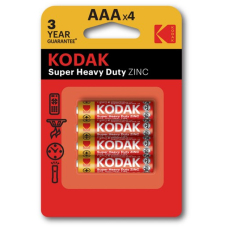 Батарейка "KODAK" (R-03/4bl/30953321) сольова, 1,5V, мізинчик
