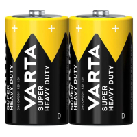 Батарейка "VARTA" (R20/2shrink/540) Super Heavy Duty, сольова 1,5V, бочонок