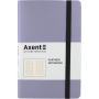 Книга записна "Axent" (8206-34-A) Partner Soft, 125*195/96арк, кліт, срібляста