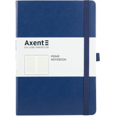 Книга записна "Axent" (8305-02-A) Partner Prime, 145*210/96арк, кліт, синя