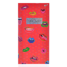 Блокнот 100*200/96 "YES" (151443) ІНТЕГР. "Turnowsky. Pattern lips" фольг.гологр.сріб+УФвиб.