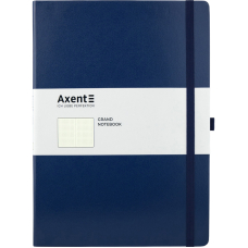 Книга записна "Axent" (8303-02-A) Partner Grand, 210*295/100арк, крап, синя