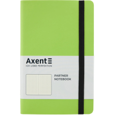 Книга записна "Axent" (8312-09-A) Partner Soft, 125*195/96арк, крап, салатова