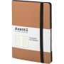 Книга записна "Axent" (8206-35-A) Partner Soft, 125*195/96арк, кліт, золота