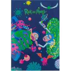 Блокнот-планшет А5+/50 "Kite" (RM22-194-1) кл. Rick and Morty