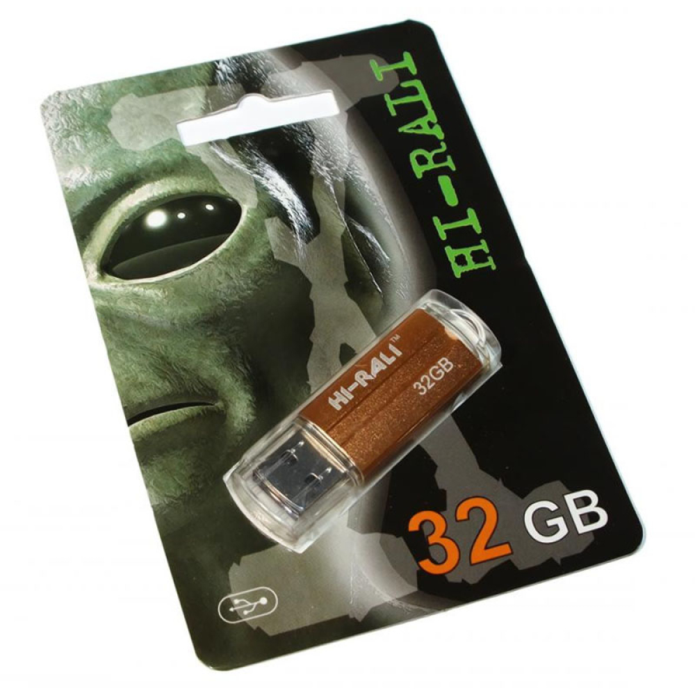Флеш пам'ять "Hi-Rali" 32GB CORBR Corsair бронза