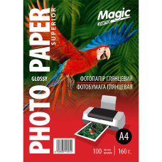 Фотопапір "Magic" A4 глянц 160 г (100 арк. ) Superior