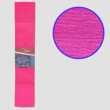 Гофропапір 30%, 20г/м2 JO (8094KRFL) 50*200см, Рожевий флюорісцентний