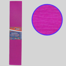 Гофропапір 35%, 20г/м2 JO (KR35-8005) 50*200см, Рожевий темний
