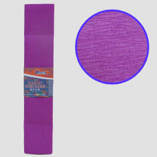 Гофропапір 30%, 20г/м2 JO (8095KRFL) 50*200см, Фіолетовий флюорісцентний