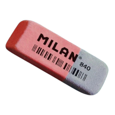 Гумка "MILAN" (840) прямокутна червоно-синя з фаскою 5,2*1,9*0,8см