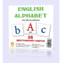 English Alphabet / Англійська абетка. 26 двосторонніх карток