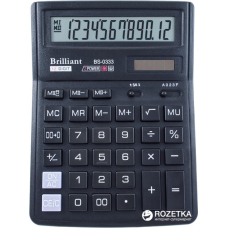 Калькулятор Brilliant BS-0333 настол. 12разр, 2 пам, 143*192