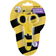 Ножиці дитячі "Kite" (K22-008-01) "Bee" 12см, пластикові, безпечні