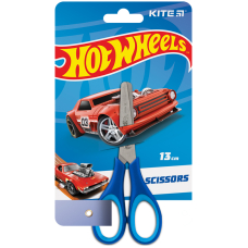 Ножиці дитячі "Kite" (HW23-123) "Hot Wheels" 13см, гум. вставки