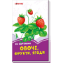 Бузкові книжки. 22 картинки. Овочі, фрукти, ягоди