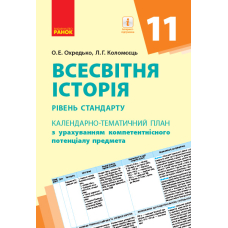 Всесвітня історія. Календарно-тематичний план. 11 клас