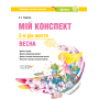 Мій конспект. 5-й рік життя. Весна. Відповідно до вимог освітньої програми «Дитина»