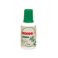 Коректор з пензликом 20мл KORES "AGUA" SOFT TIP водний K69461 (м'яка щіточка)