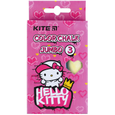 Крейда кольорова 3 шт. JUMBO "Kite" (HK21-077) Hello Kitty