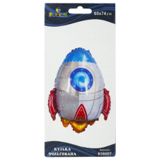 Кулька фольгована "Pelican" (836007) "Ракета" 74см (індивід. упак.)