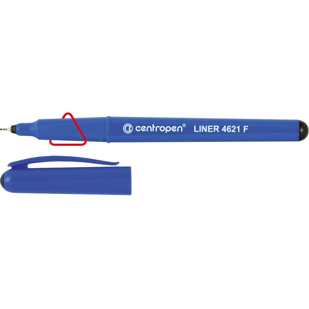 Лінер "Centropen" (4621F) ergoline, 0,3мм, чорний