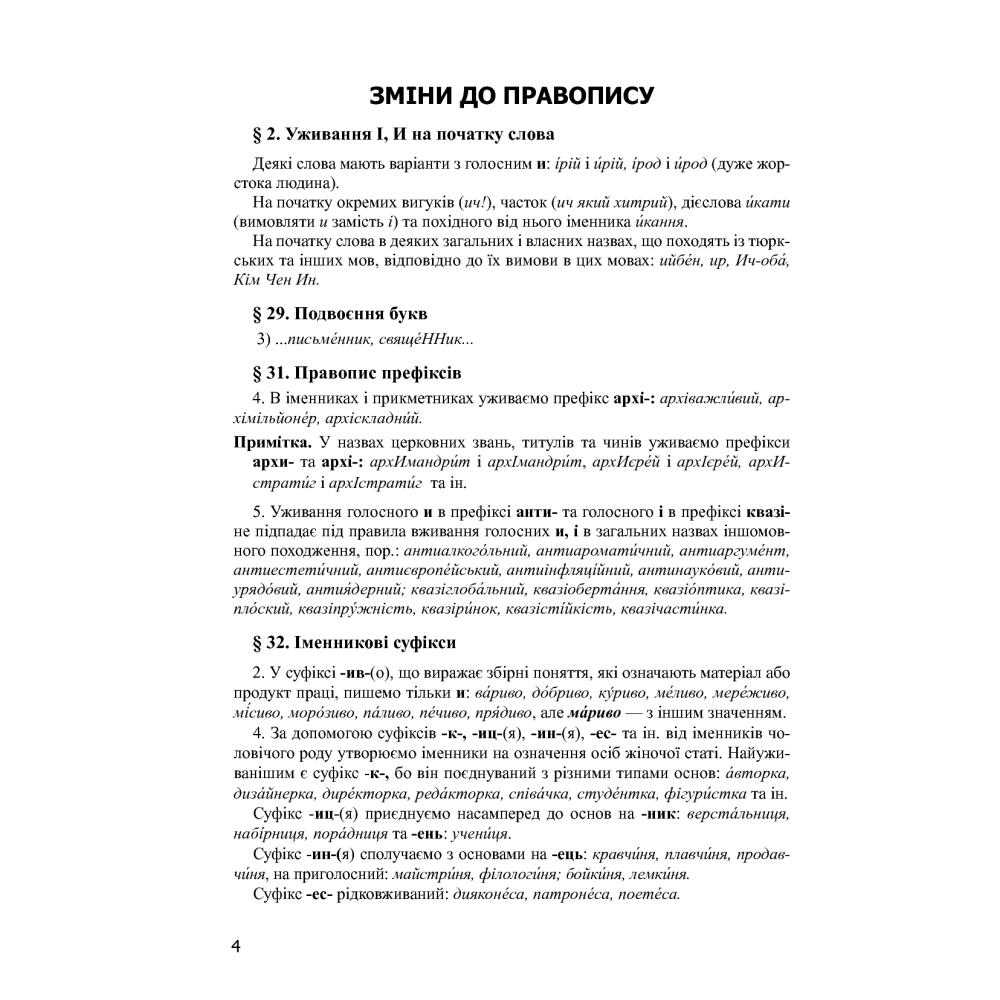 Український правопис 2019. Зміни та правила
