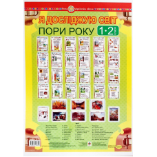 Я досліджую світ. Пори року. 1-2 класи. Таблиці