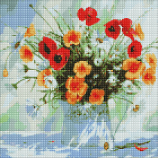 Алмазна мозаїка "Ідейка" (AMO7075) "Відтінки літа ©Ira Volkova" 40*40см