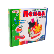 Набір для творчості Strateg Пенал своїми руками - Равлик українською мовою (9013)