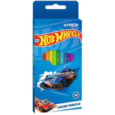 Олівці кольорові "Kite" 12 кол. (HW23-051) "Hot Wheels" картон