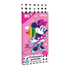 Олівці кольорові "Yes" 12 кол. (290668) "Minnie Mouse"