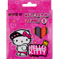 Крейда воскова "Kite" (HK21-076) Jumbo, 8 кол. Hello Kitty