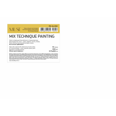 Папір для РІЗНИХ ТЕХНІК "MUSE" А4+/10арк./PD-A4-059) Mix Technique, 240г/м2, термозбіжна плівка