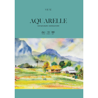 Папір для АКВАРЕЛІ "MUSE" А4+/10арк./PD-A4-076) 300 г/м2, в папці з бортами, ВД-лак