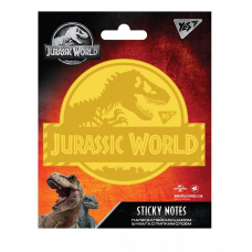 Папір з клейким шаром 93*104 мм "Yes" (170264) "JURASSIC WORLD.Dangerous Dino" 40 арк.