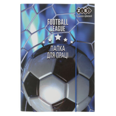 Папка для праці картон на гумці А4+ "ZiBi" (ZB.14914) "FOOTBALL" KIDS Line