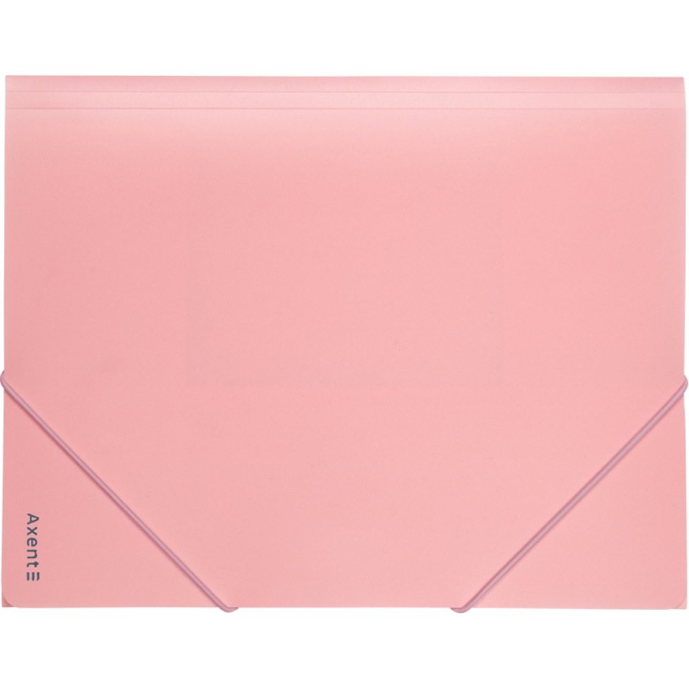 Папка на гумках А4 "Axent" (1504-10-A) Pastelini, рожева
