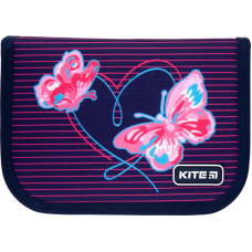 Пенал "Kite" (K21-622-3) 1 від., 2 відв., без напов. Butterflies (47294)