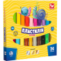 Пластилін восковий "Школярик" 24 кол. круглий (303110001-UA)