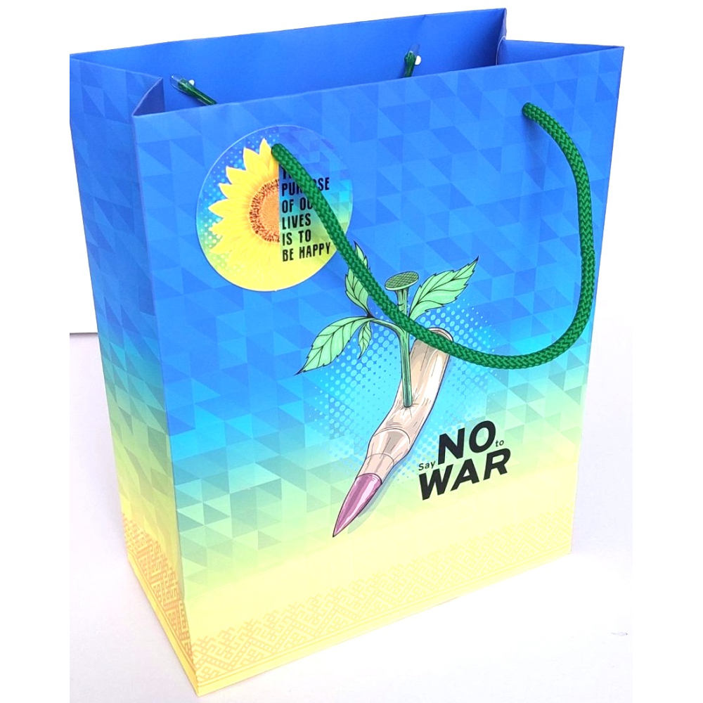 Пакет подарунковий "Art studio of Happines" (GB22-202510-13) 20х25х10см NEON