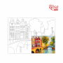 Картина на картоні з контуром "ROSA START" 30*40 Міста "Амстердам" (948) БЕЗ ФАРБ