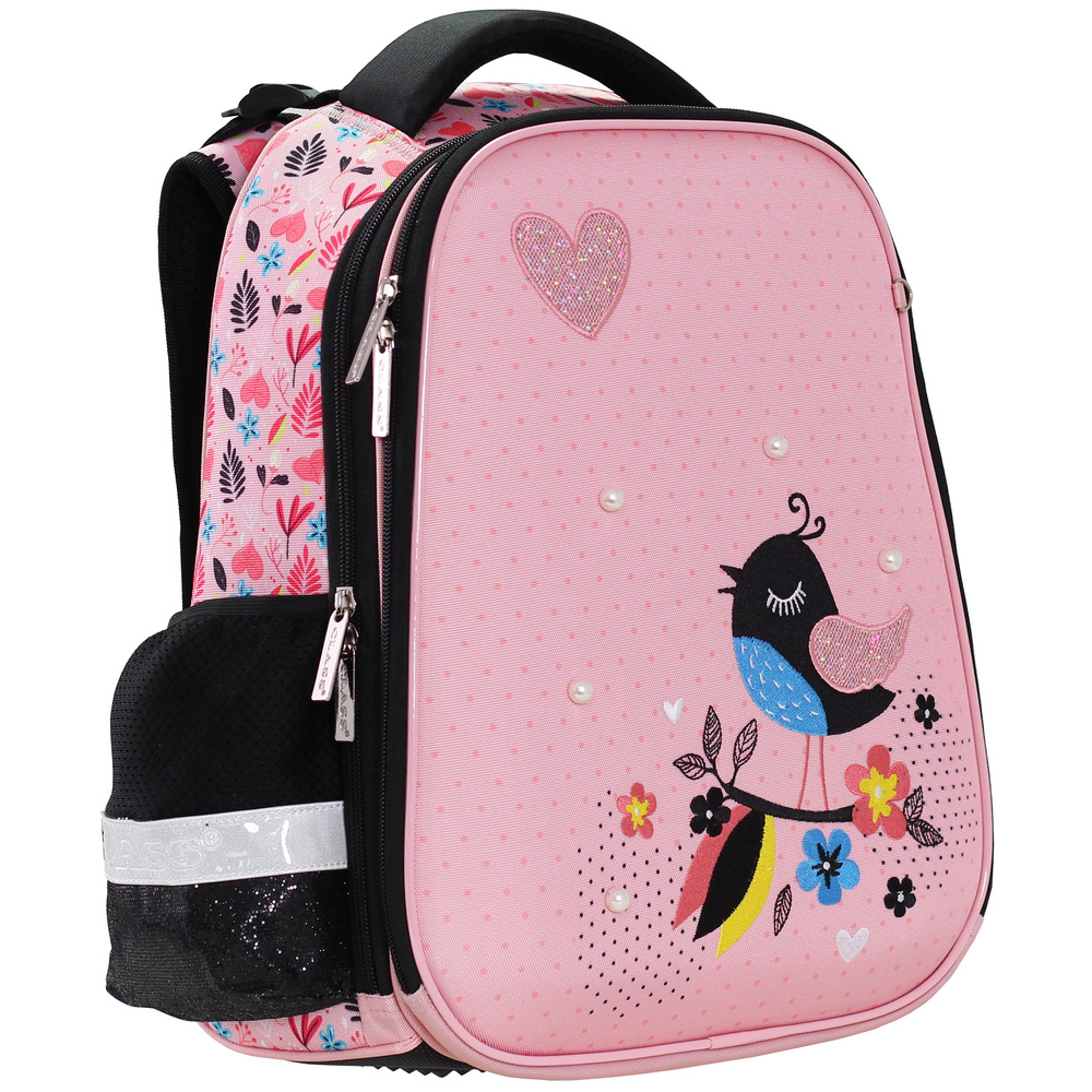Ранець "CLASS" (2216C) SchoolCase "Shiny Bird" 2 відд. 39*28*22см