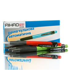 Ручка авт. "AIHAO" (AH505M) синя, 0,7мм