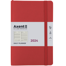Щоденник "Axent" 2024 Partner Soft Skin (8810-24-06-A) 145*210, червоний (65673)