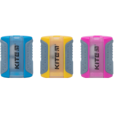Точилка "Kite" (K21-370) з контейнером "Soft", мікс