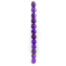 Набор новорічних кульок "JO" (DSCN0918-6_12) тубус "Holiday" Фіолетовий6см,/12 шт., PVC