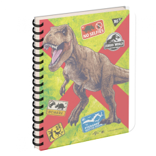 Зошит "YES" А5/144 4в1 (681872) "Jurassic World. Dino tracker", пластик обкл., з розділ.