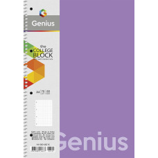 Зошит "Genius" спіраль (А4-080-6803L) пластик 0,5 мм, 70 г/м2, заокруглені кути