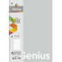 Зошит "Genius" спіраль (А4-080-6801L) пластик 0,5 мм, 70 г/м2, заокруглені кути